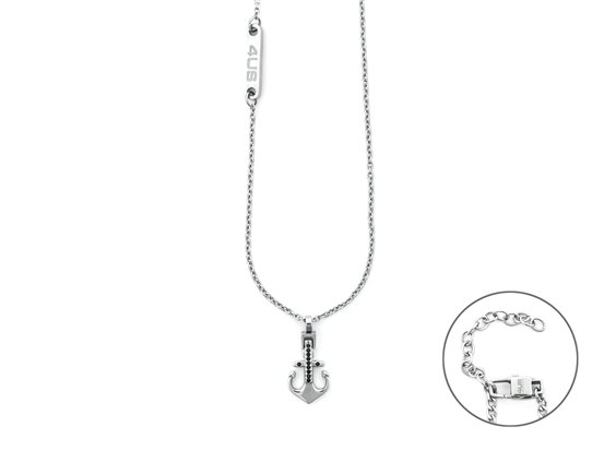 Collana 4US: Cesare Paciotti Uomo in Acciaio 4UCL7520 - 4UCL7520